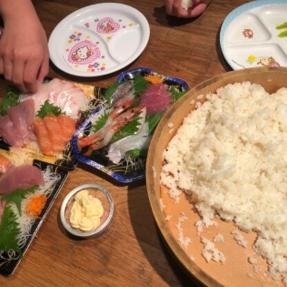 酢飯の作り方、参考にさせていただきましたら\(//∇//)\ごちそうさまでした♫